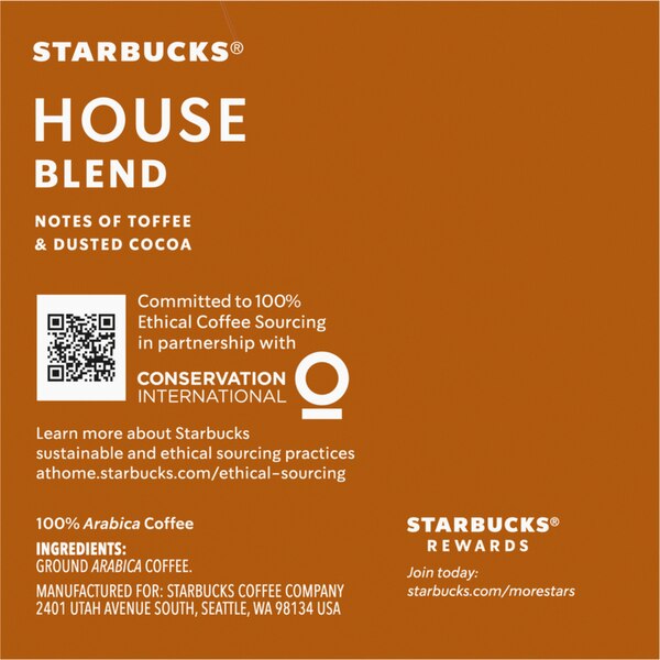 Starbucks Keurig Brewed House Blend Medium, 10 ct