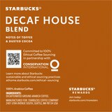 Starbucks Coffee K-Cup Pods, Medium Roast Decaf House Blend, 10 ct, 4.2 oz, thumbnail image