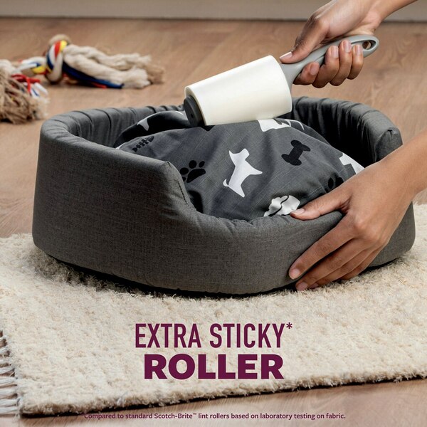 Scotch-Brite Pet Hair Pickup Lint Roller, 70 Sheets