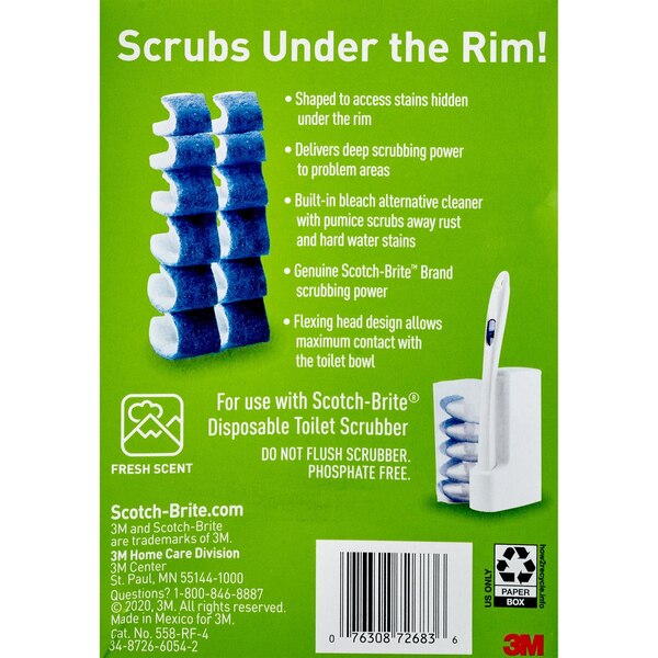 Scotch-Brite Disposable Toilet Scrubber Refills