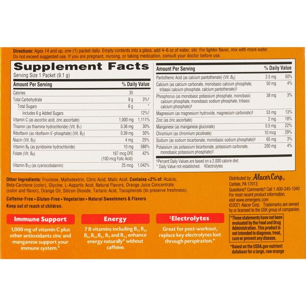 Emergen-C Vitamin C, 30CT