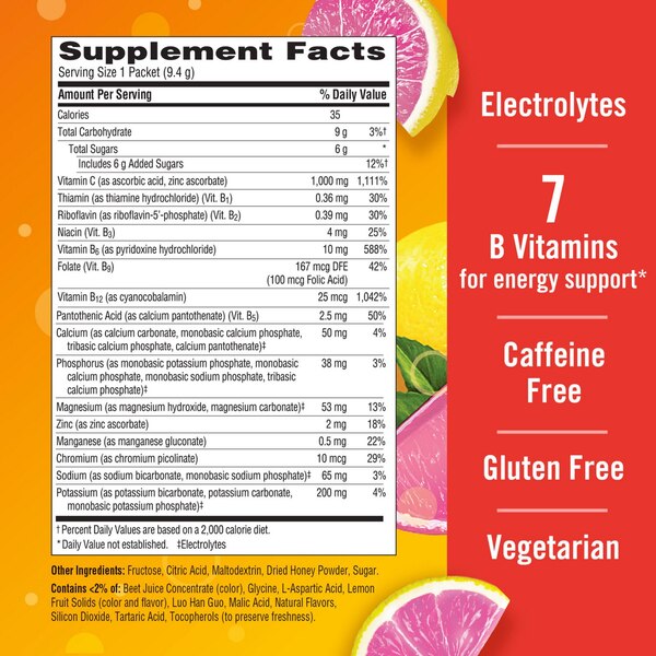 Emergen-C Daily Immune Support Powder, 30 CT