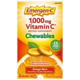 Emergen-C Chewable Orange Flavored Tablet, 40CT, thumbnail image