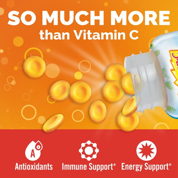 Emergen-C - Tableta masticable sabor naranja, 40 u.
