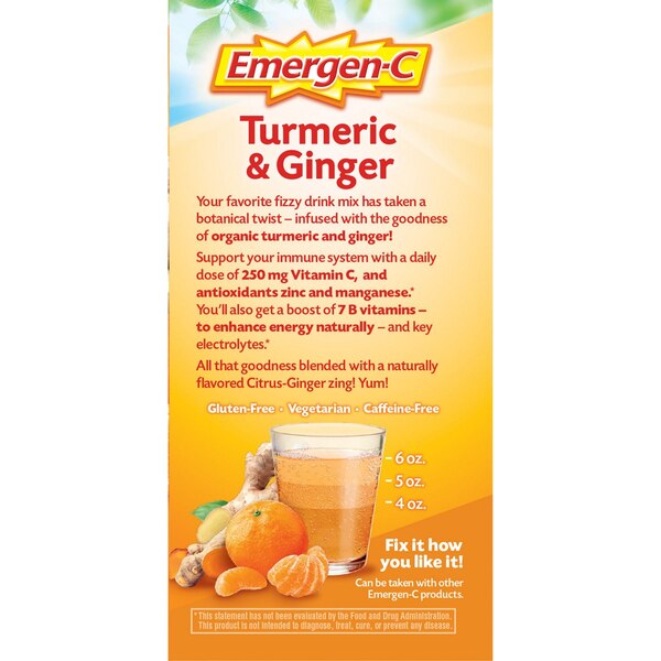 Emergen-C Citrus-Ginger Gummies, 36 CT