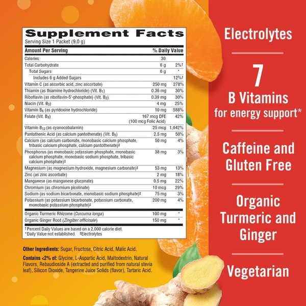 Emergen-C Citrus-Ginger Gummies, 36 CT
