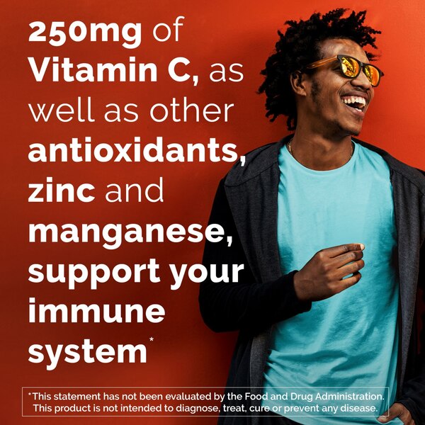 Emergen-C Zero Sugar Orange, Raspberry & Strawberry Gummies, 36 CT