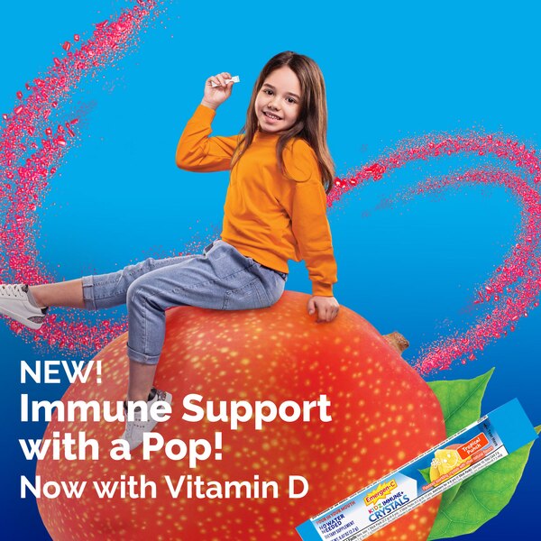 Emergen C Kids Immune+ Crystals Tropical Fruit, 28 CT