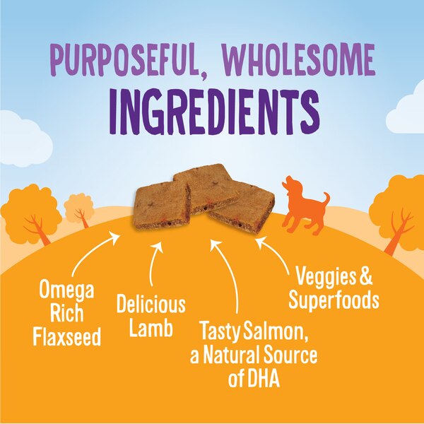 Good Dog by Wellness Happy Puppy Treats Lamb & Salmon Recipe, 3oz Bag