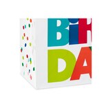 Hallmark Extra-Deep Gift Bag (Multicolor Happy Birthday on White), thumbnail image