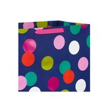 Hallmark Extra-Deep Gift Bag (Colorful Dots on Dark Blue), thumbnail image