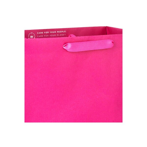 Hallmark 3-Pack Assorted Large Gift Bag Bundle (Solid Colors)
