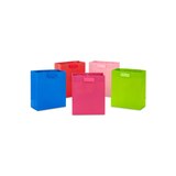 Hallmark 5-Pack Assorted Small Gift Bag Bundle (Solid Colors), thumbnail image