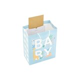 Hallmark Large Gift Bag (Baby Lettering With Animals on Blue), thumbnail image 3 of 5