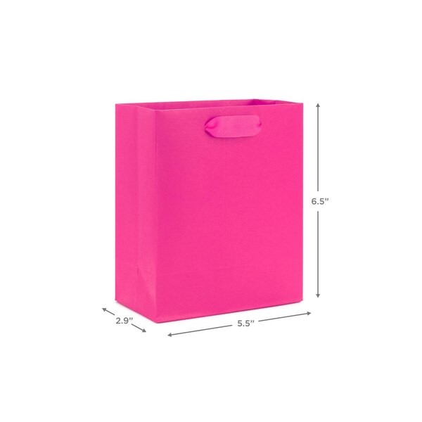 Hallmark Small Gift Bag (Hot Pink)