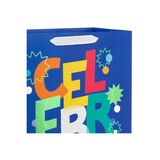 Hallmark Large Gift Bag (Celebrate on Blue), thumbnail image