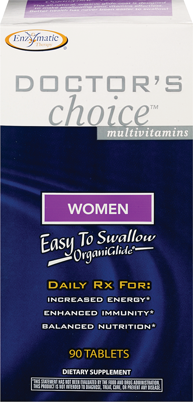 Enzmatic Doctor's Choice - Multivitaminas para mujeres, 90 u.