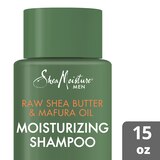 SheaMoisture Men Raw Shea Butter & Mafura Oil Moisturizing Shampoo, 15 OZ, thumbnail image