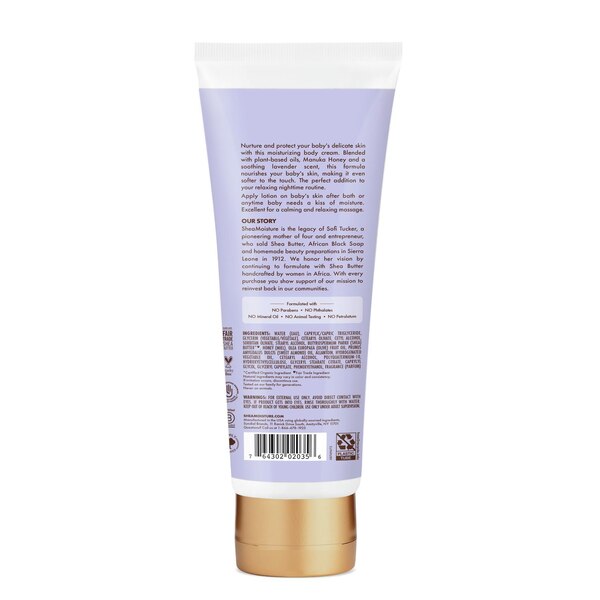 Shea Moisture Baby Lavender Body Cream, 8 OZ