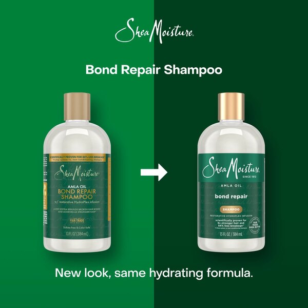 SheaMoisture Amla Oil Bond Repair Shampoo, 13 OZ