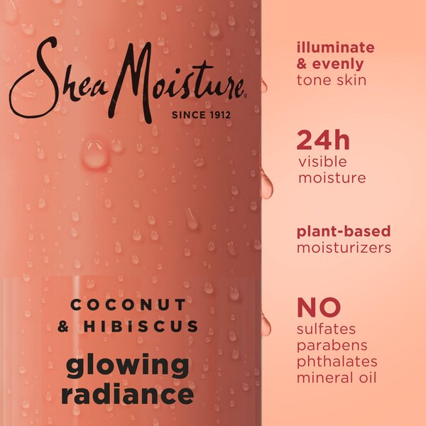 SheaMoisture Coconut & Hibiscus Body Wash, 18 OZ