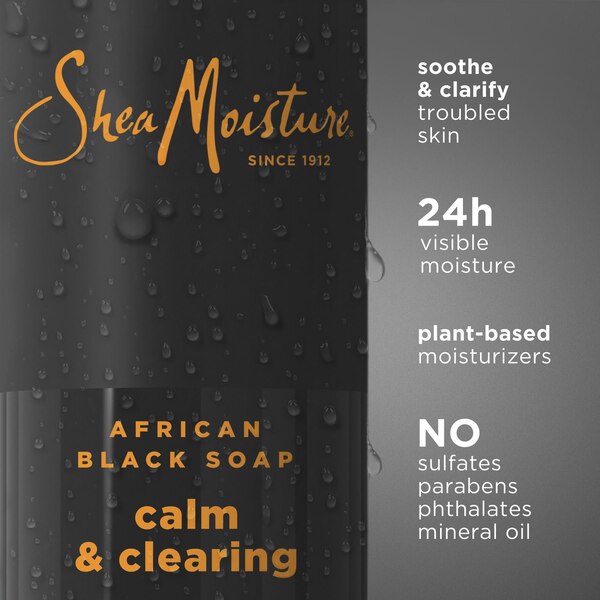 SheaMoisture African Black Soap Body Wash, 18 OZ