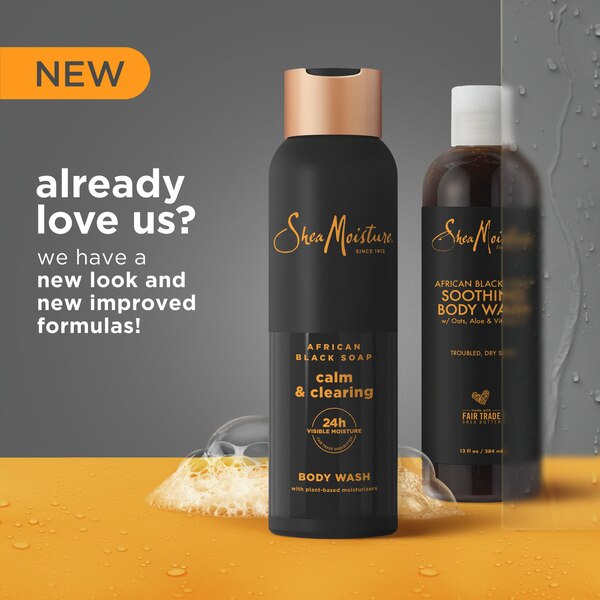 SheaMoisture African Black Soap Body Wash, 18 OZ