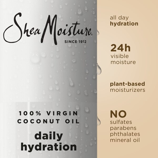 SheaMoisture Coconut Oil Daily Hydration Body Wash, 18 OZ
