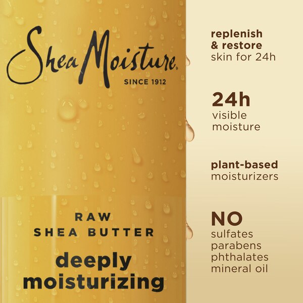 SheaMoisture Raw Shea Butter Moisturizing Body Wash, 18 OZ
