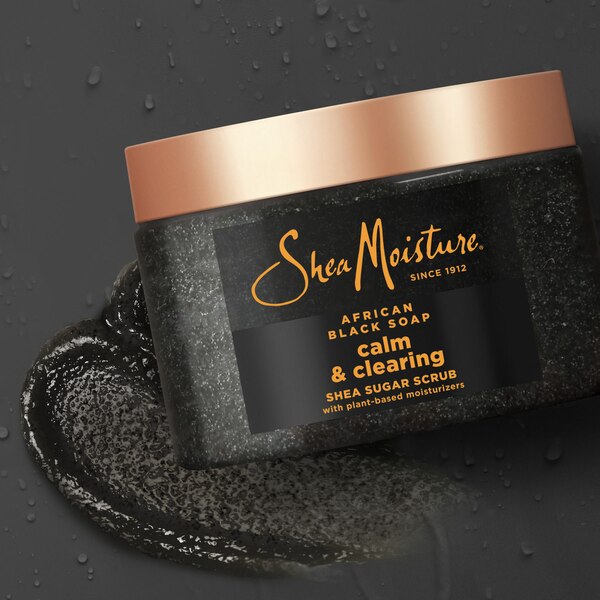 SheaMoisture African Black Soap Shea Sugar Scrub, 12 OZ