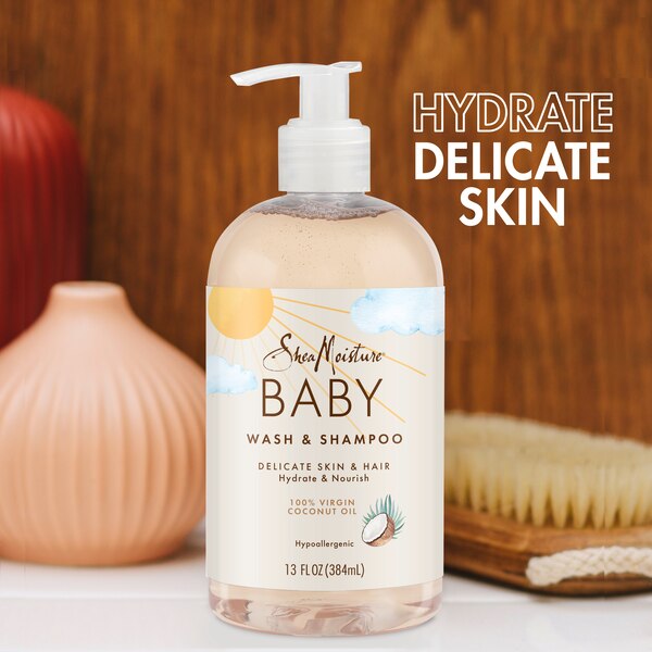 SheaMoisture Baby Wash & Shampoo, 13 OZ