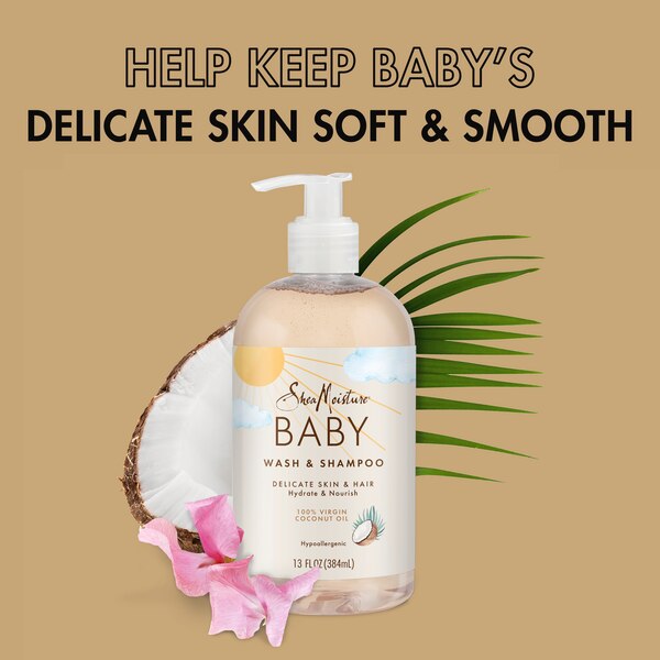 SheaMoisture Baby Wash & Shampoo, 13 OZ