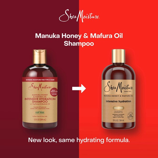 SheaMoisture Manuka Honey & Mafura Oil Intensive Hydration Shampoo, 13 OZ