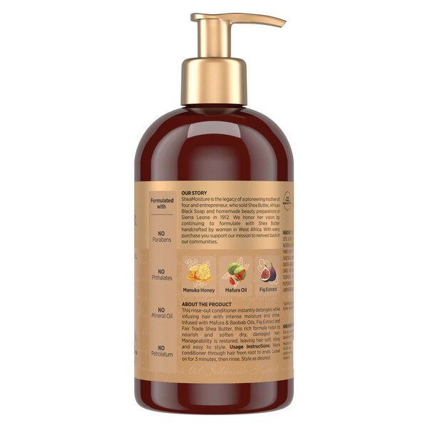 SheaMoisture Manuka Honey & Mafura Oil Intensive Hydration Conditioner, 12 OZ