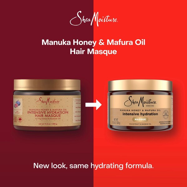SheaMoisture Manuka Honey & Mafura Oil Intensive Hydration Masque, 12 OZ