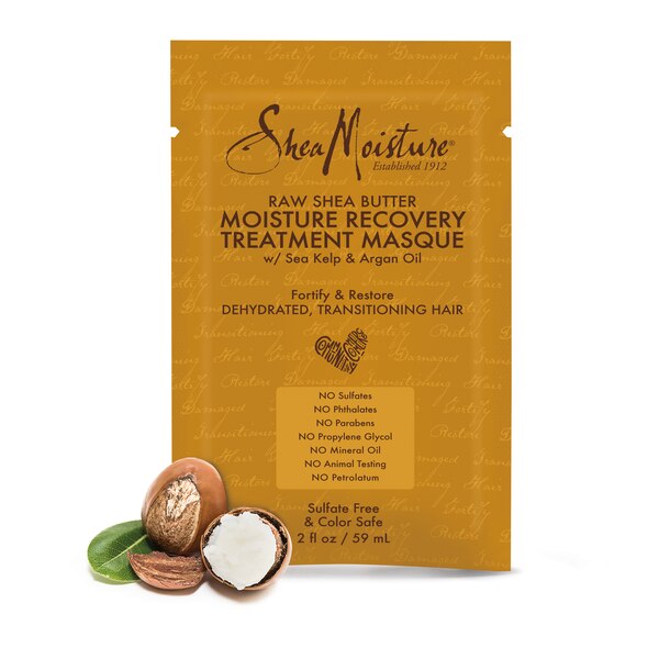 SheaMoisture Raw Shea Butter Moisture Recovery Treatment Masque, 2 OZ