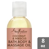 SheaMoisture Dull Skin Bath, Body & Massage Oil, Coconut & Hibiscus, 8 OZ, thumbnail image