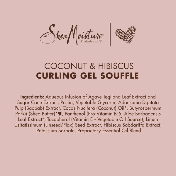 SheaMoisture Coconut & Hibiscus Curling Gel Souffle, 12 OZ
