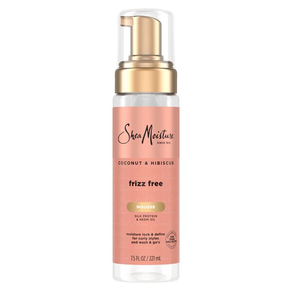 SheaMoisture Coconut & Hibiscus Frizz-Free Curl Mousse, 7.5 OZ