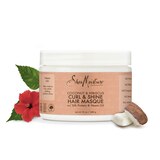 SheaMoisture Coconut & Hibiscus Curl Shine Hair Mask, 12 OZ, thumbnail image
