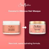 SheaMoisture Coconut & Hibiscus Curl Shine Hair Mask, 12 OZ, thumbnail image