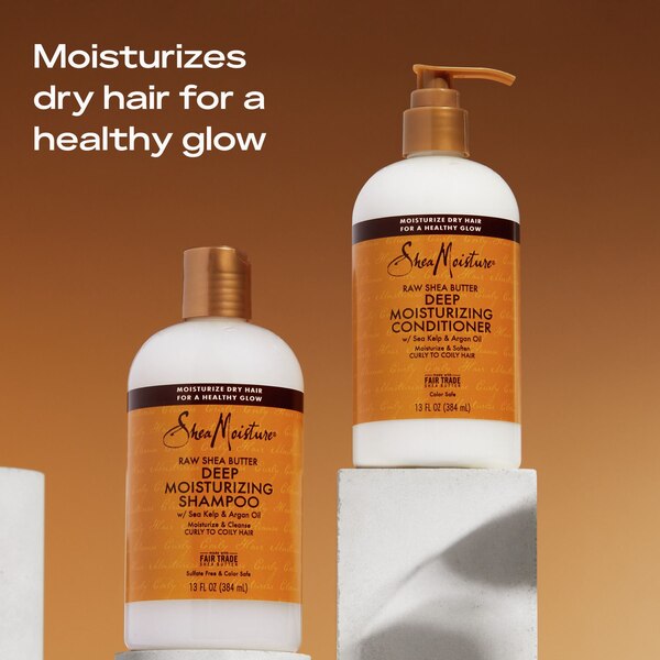 Shea Moisture Raw Shea Butter Moisture Retention Shampoo, 13 OZ