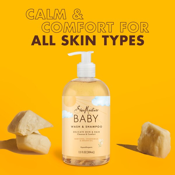 SheaMoisture Baby Wash and Shampoo, 13 FL OZ