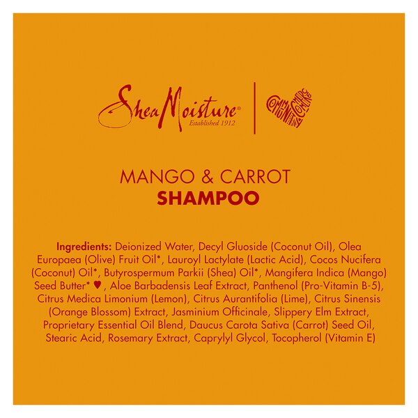 Shea Moisture Kids Mango & Carrot Extra-Nourishing Shampoo, 8 OZ