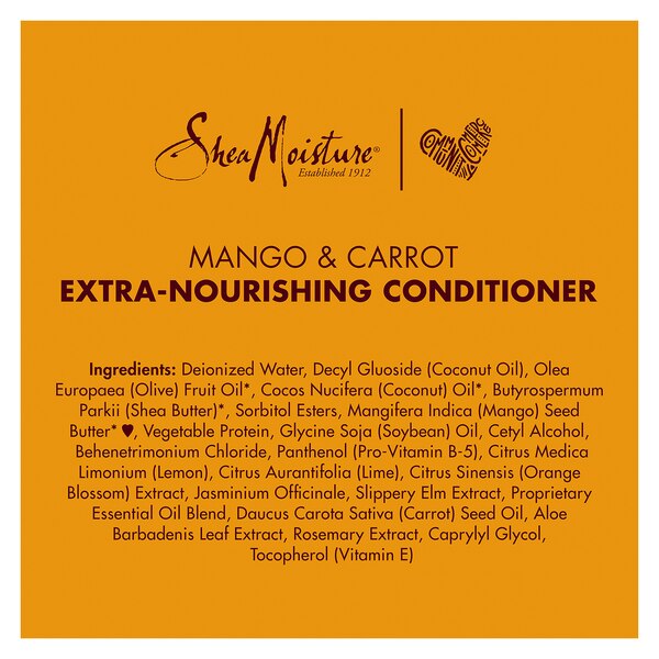 Shea Moisture Kids Mango and Carrot Extra-Nourishing Conditioner, 8 OZ