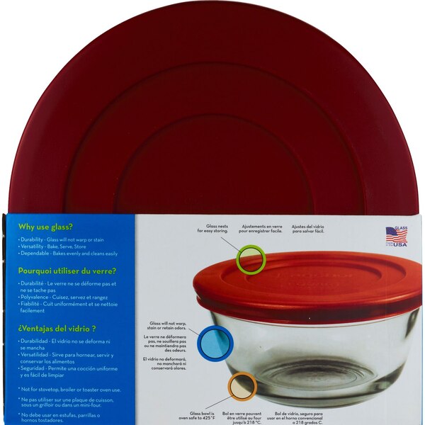 Anchor 6pc Glass Mixing Bowl Set