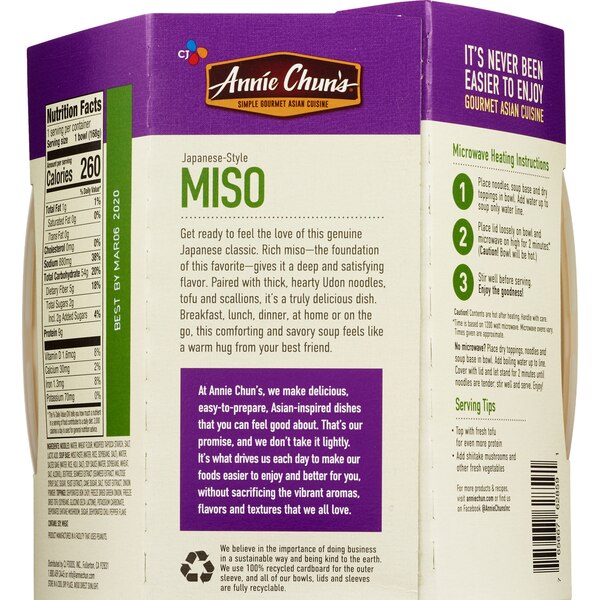 Annie Chun's Japanese-Style Miso Soup Bowl, 5.9 oz