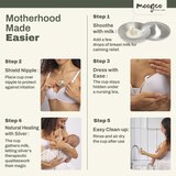 Moogco 999 Silver Nursing Cups for Mothers, 2 CT, thumbnail image