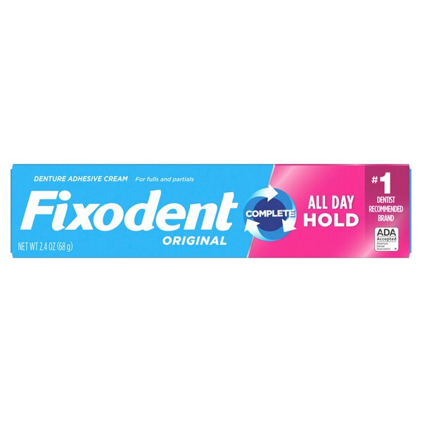 Fixodent Complete Denture Adhesive Cream, Original