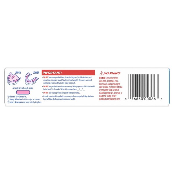 Fixodent Complete Denture Adhesive Cream, Original